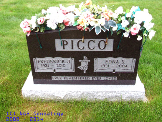 Frederick J. and Edna S. Picco