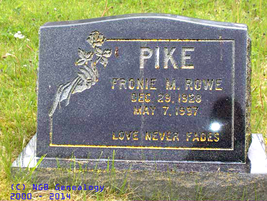 FRONIE M. ROWE PIKE