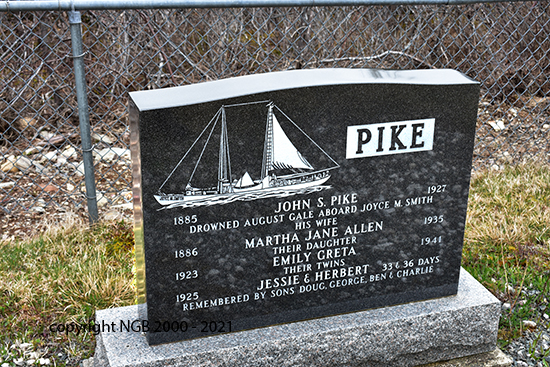 John, Martha, Emily & Jessie Pike