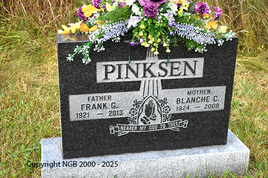 Frank G. & Bl;anche c. Pinksen