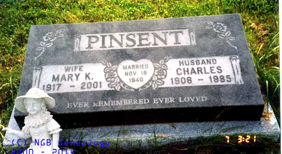 Charles and Mary PINSENT