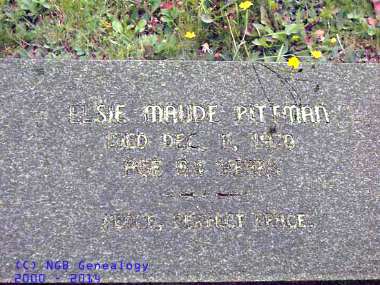 Elsie Maude Pittman
