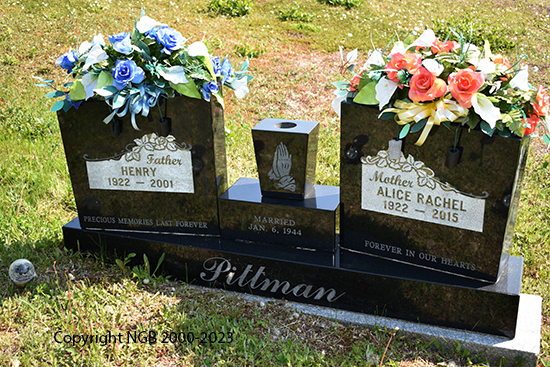 Henry & Alice RAQchel Pittman