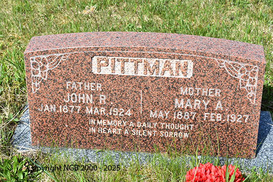 John R. & Mary A. Pittman