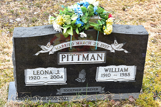 William & Leona J. Pittman