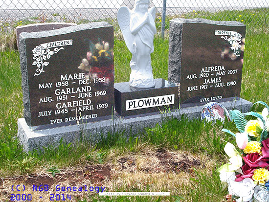 Marie, Garland, Garfield, James, & Alfreda Plowman