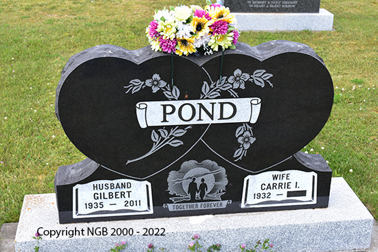 Gilbert & Carrie I. Pond