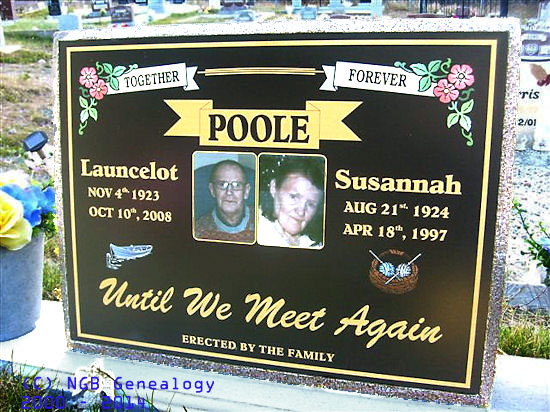 Launcelot & Susannah Poole