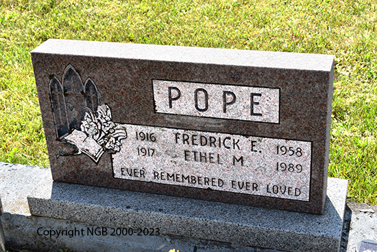 Frederick E. & Ethel M. Pope