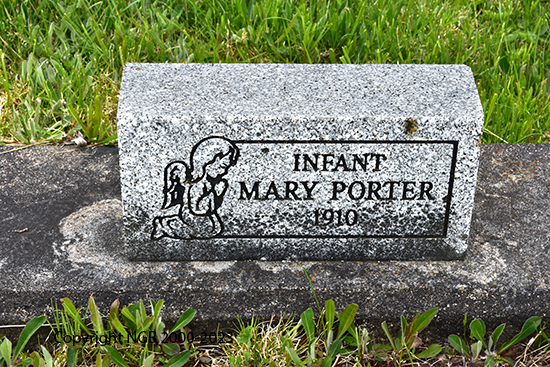 Infant Mary Porter