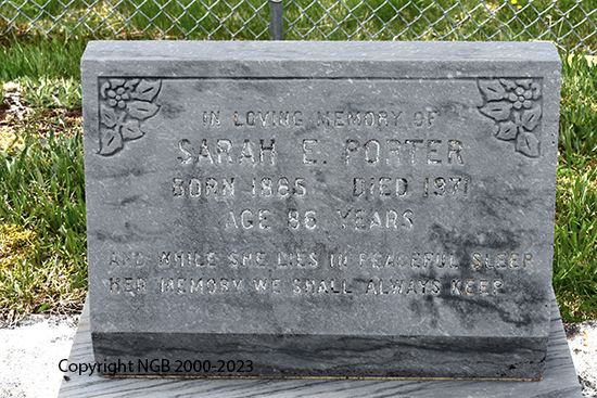 Sarah E. Porter