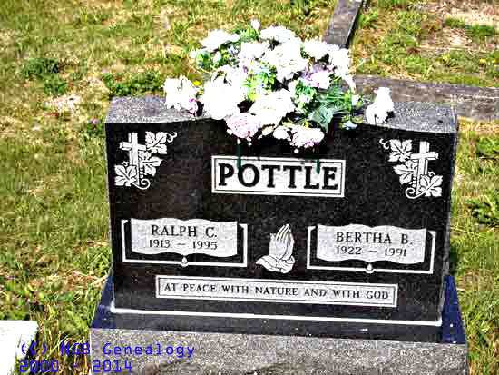 Ralph C. and Bertha B. POTTLE