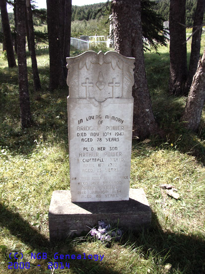 Bridget, Arthur and David Power