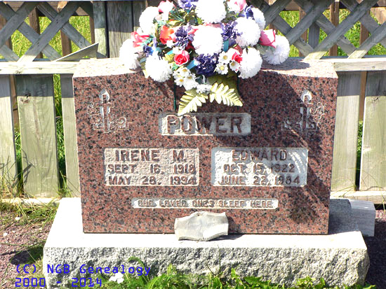 Irene M. and Edward Power