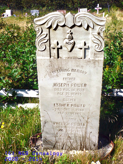 Joseph, Patrick and Esther Power