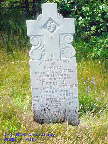 Ronald, Peter and Bride  Power