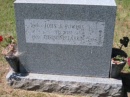 John J. & Christine Larkin Powers