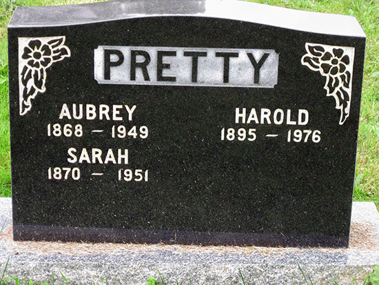 Aubrey, Harold and Sarah Pretty