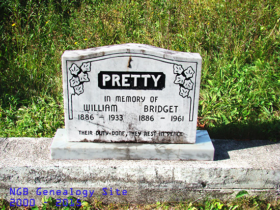 William & Bridget Pretty