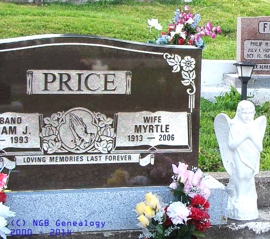 WILLIAM AND MYRTLE PRICE