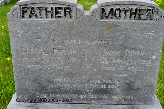 George & Jane Pryor
