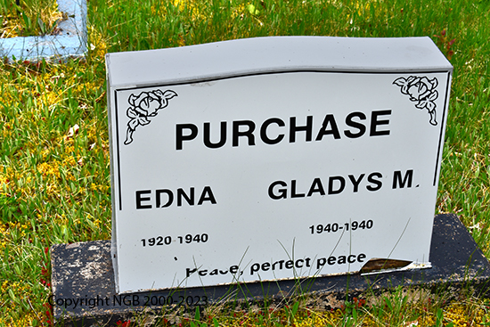 Edna & Gladys M. Purchase
