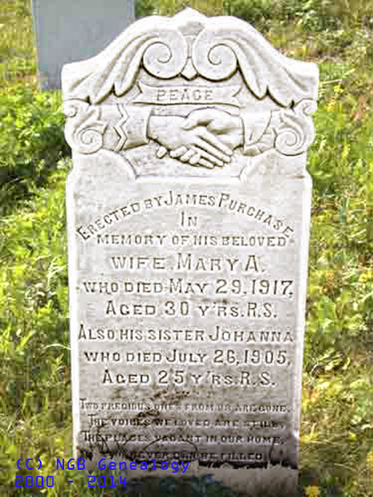 Mary and Johanna PURCHASE