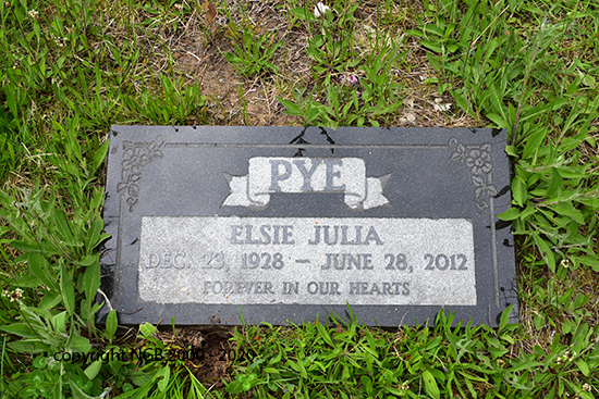 Elsie Julia Pye