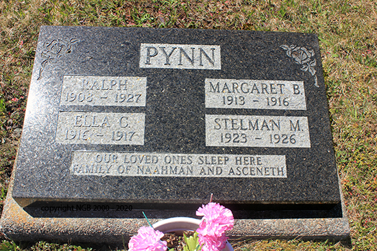 Ralph, Ella C., Margaret B. & Stelman M. Pynn