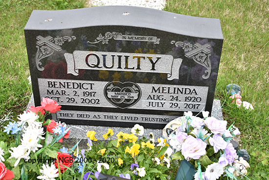 Benedict & Melinda Quilty