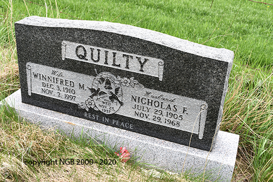 Winnifred M. & Nicholaqs F. Quilty