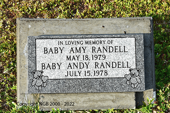 Baby Amy & Baby Andy Randell