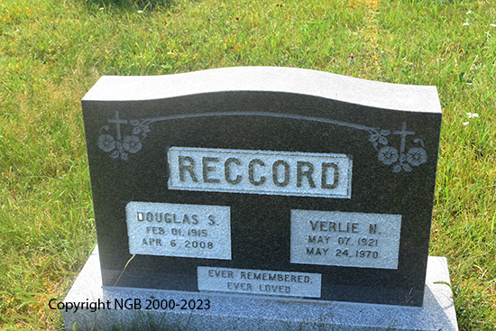 Douglas S. & Verlie N. Reccord