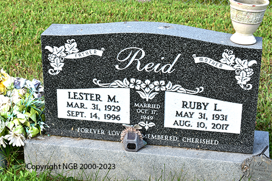 Lester M. & Ruby L. Reid
