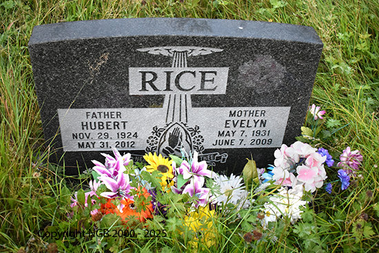 Hubert & Evelyn Rice