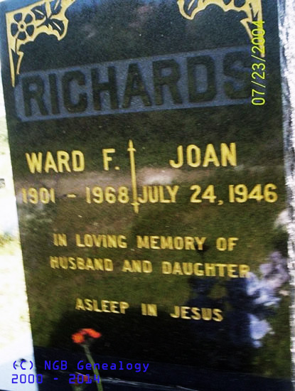 Ward and Joan Richards