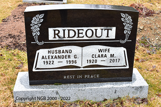 Alexander G.  & Clara M. Rideout
