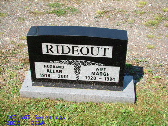 Allan and Madge Rideout