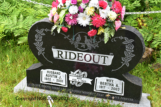 Austin J. & Bertha A. Rideout