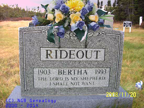 Bertha Rideout