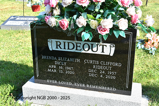 Curtis Clifford & Brenda Elizabeth Dicey