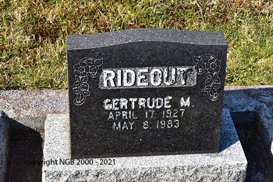 Gertrude M. Rideout