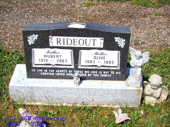 Hubert and Olive Rideout