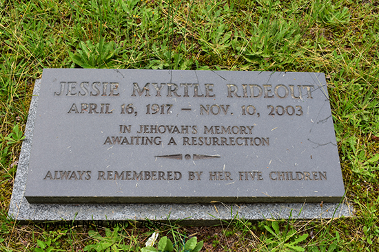 Jesasie Myrtle Rideout