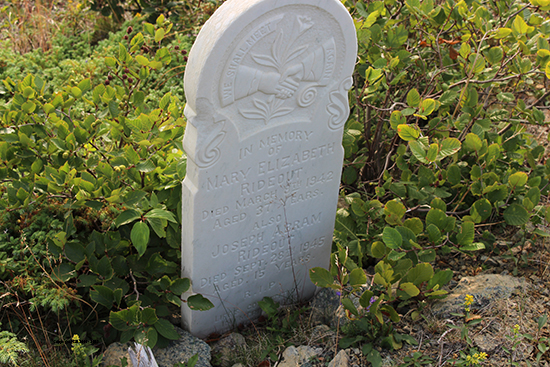 Mary Elizabeth & Joseph 
		Abram Rideout