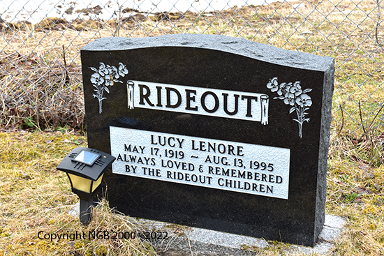 Lucy Lenore Rideout