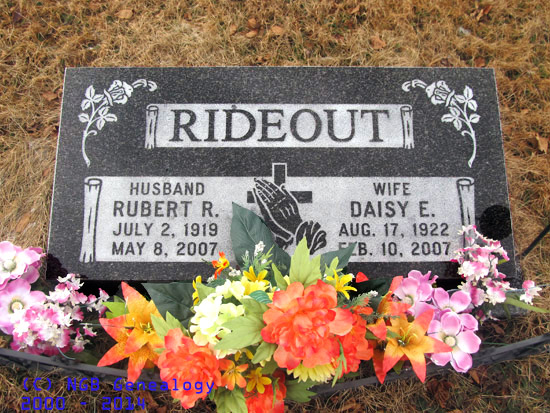 Rubert R. & Daisy E. Rideout