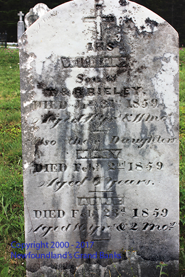 William. Mary & Anne O'Rielley