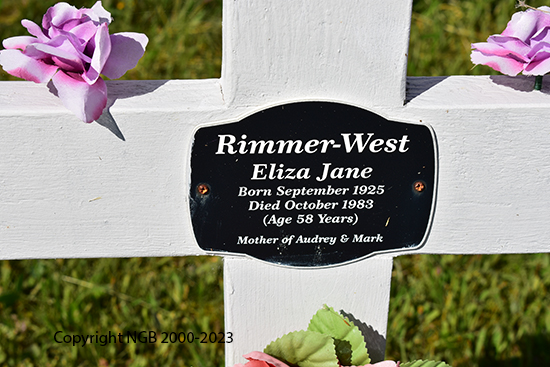 Eliza Jane Rimmer-West