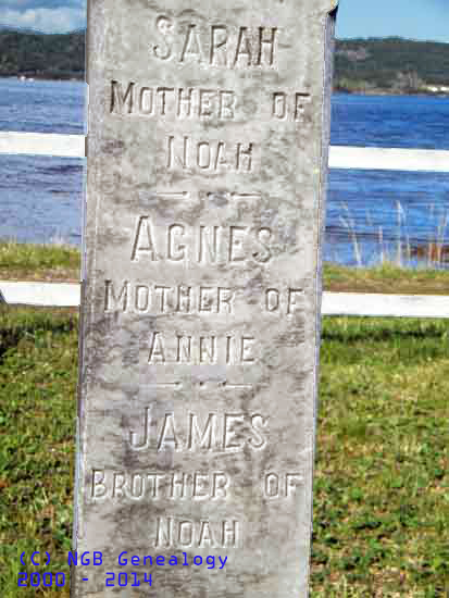 Sarah, Agnes and James Robbins